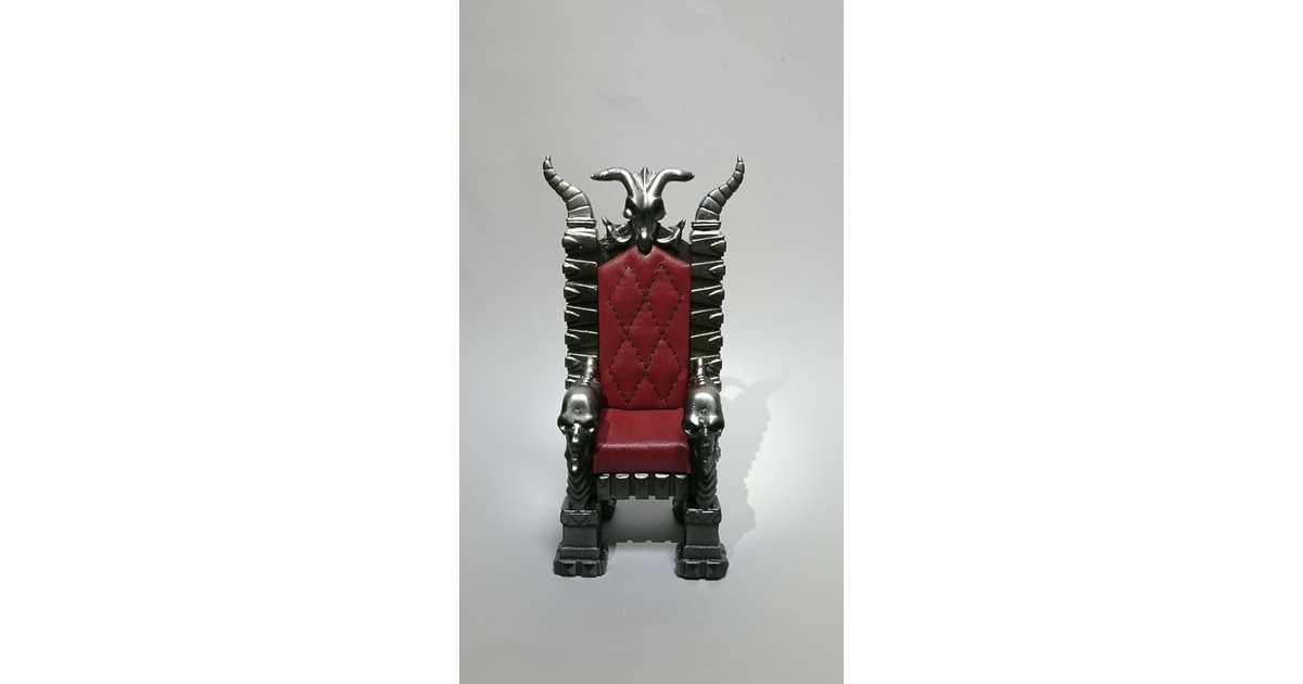 ガレージキット)オリジナルフィギュア用小物 『悪魔の玉座』 - 悪魔 