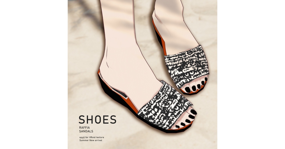 Rafia Sandal ツートーン ラフィア サンダル ラフィアサンダルを足元にプラスして、軽快なサマースタイルを