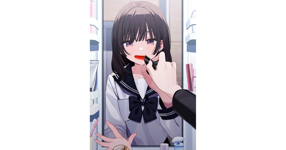 限定3点／サイン入り証明書付き】ミラーアクリルアート「大人」（W702