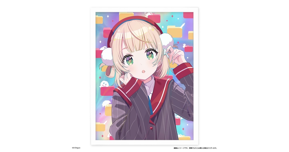 受注生産】A4オーロラアート複製原画（“Uitopia” ver.） - しぐれうい