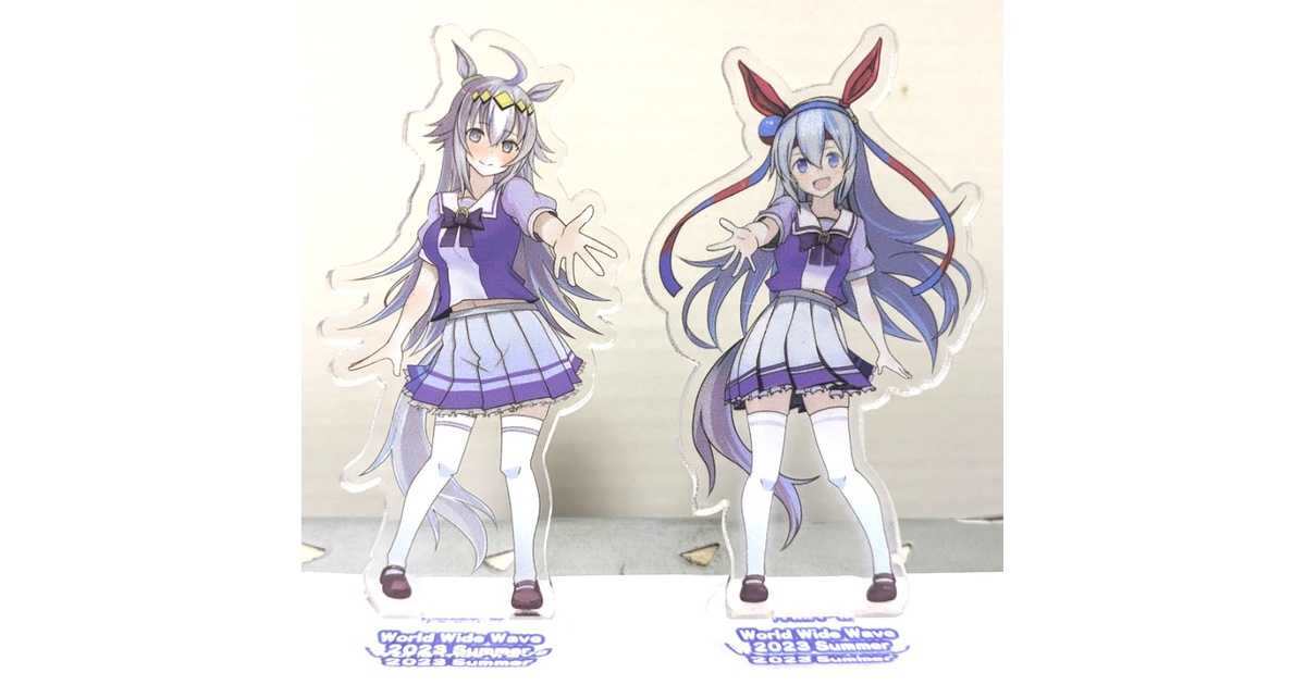 オグリキャップ＆タマモクロス オリジナルクリアうちわ オグリキャップ＆タマモクロス オリジナルクリアうちわ オグリ