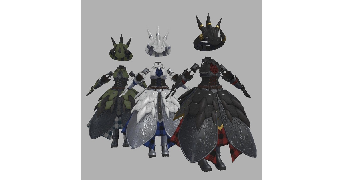 VRC想定】Hunter Dress【無料！】【サポート終了】 - 霊奉院 - BOOTH