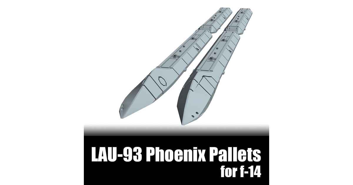 AIM-54 Phoenix用 胴体パイロン F-14用 [1/144scale] - Mach3