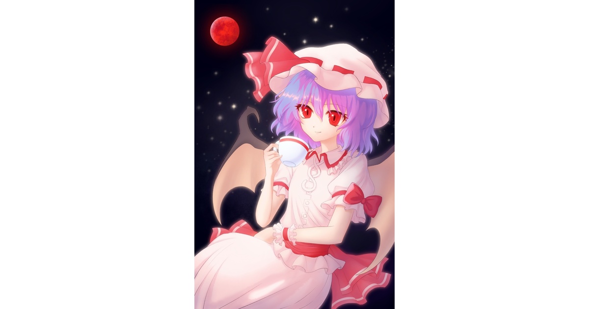 東方イラストカード①：レミリア・スカーレット - Extra Ice
