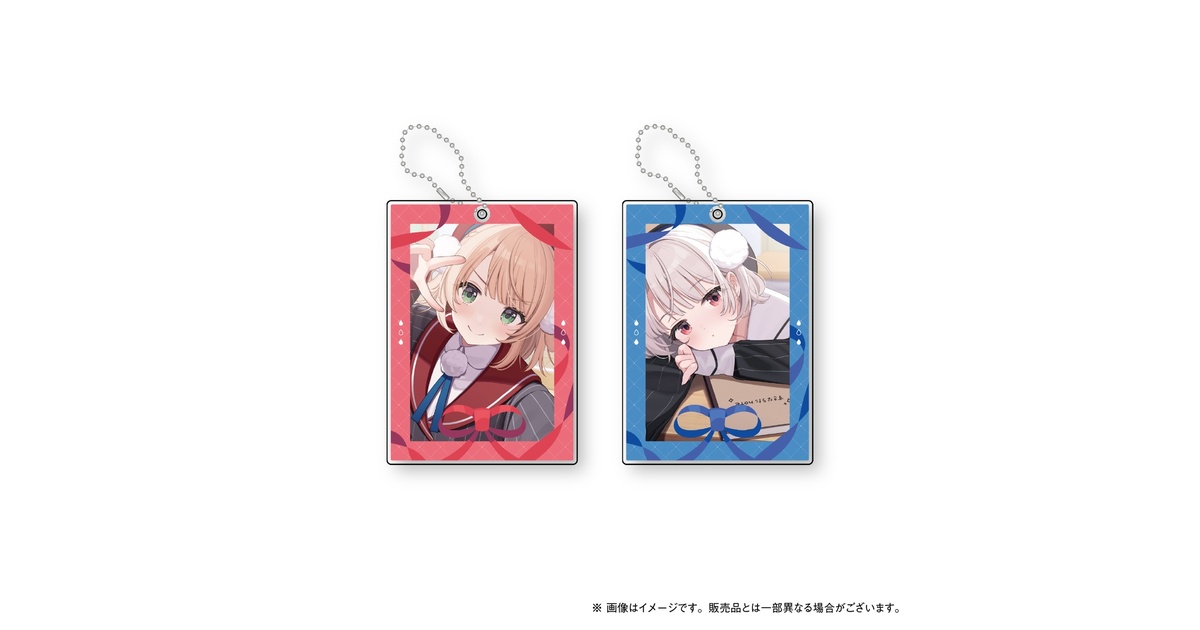 値引きする 受注生産》二重アクリルキーホルダー（全2種） - しぐれどき - BOOTH キーホルダー・アクリルキーホルダー