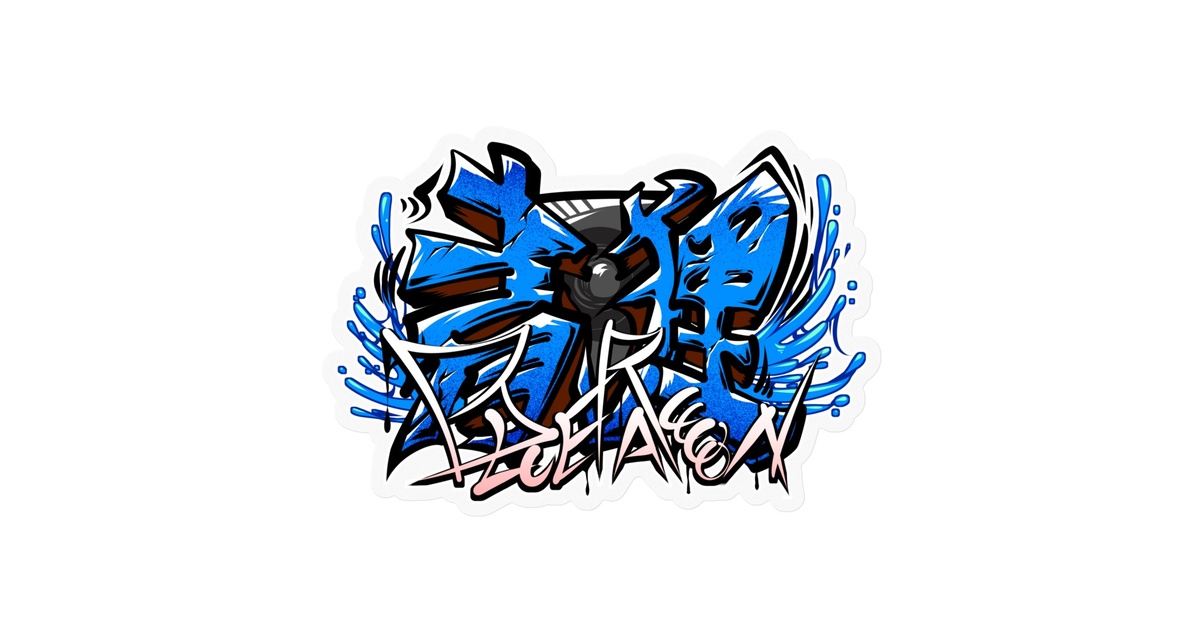 バンドステッカー - BLUE RACCOON - BOOTH