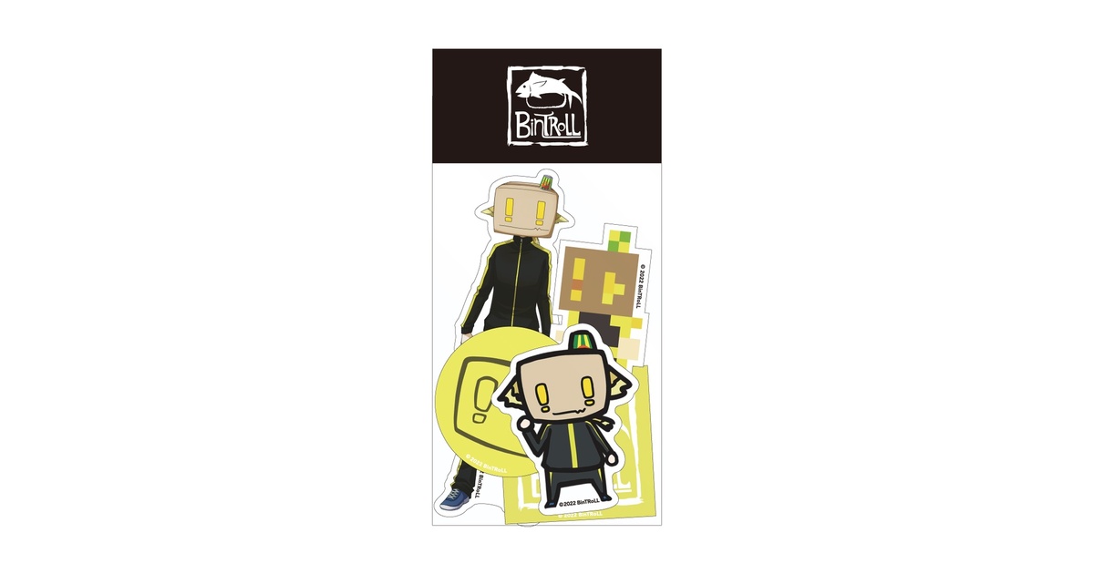 【即買い・バラ買い可能】BinTRollかるてっと缶バ・ストラップ・ステッカー bintroll公式 - BOOTH