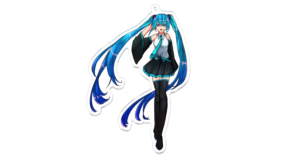 雪ミク　初音ミク　アクリルキーホルダー　 MIKU 2017　賀茂川 雪ミク 初音ミク アクリルキーホルダー SNOW MIKU 2017 賀茂川
