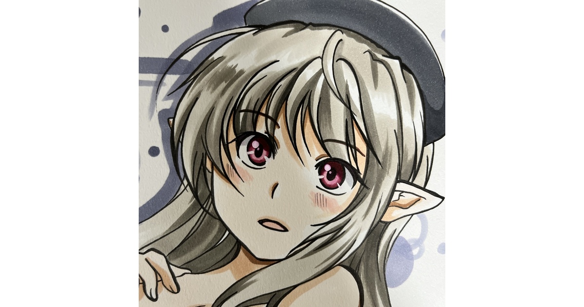 手描きイラスト【オリジナル・小悪魔】A4