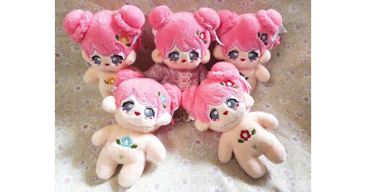 自作ぬい おだんごかいじゅう(桃) 3bf1f57f-6459-4740-8445-