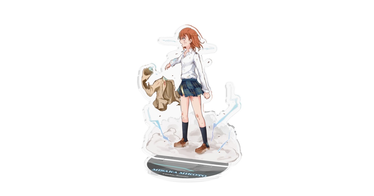 御坂美琴　アクキー　アクスタ　ラバスト とある魔術の禁書目録 御坂美琴 アクリルキーホルダー