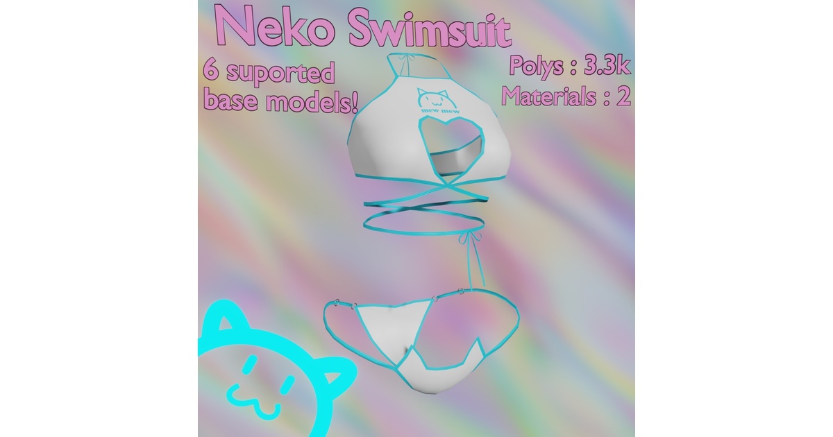Neko Swimsuit - qwaczar