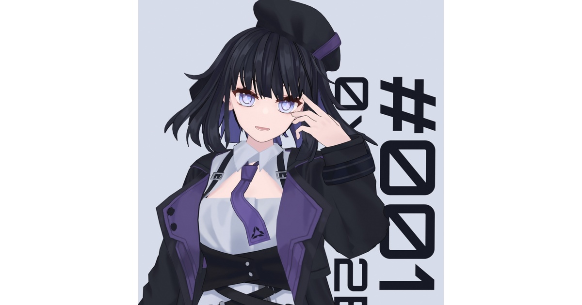 【3D model】#001 (VRM, FBX, please read the description, thanks) - 0x4682B4's Shop