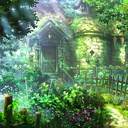 イラスト背景素材 神社 Vanitas Booth