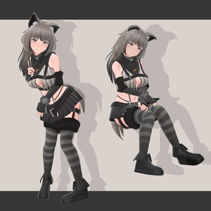 VRChat向け３Dモデル「シャルメ」 缩略图 9