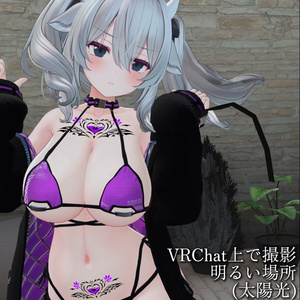 動く＆光るタトゥー(Animated Tattoo)「Tuberose Nocturne」多数アバター導入可 缩略图 10
