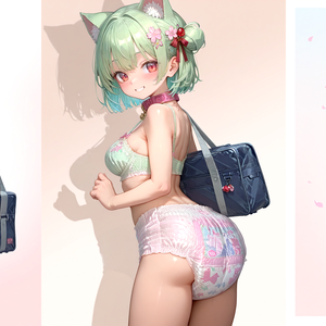 モデル(Lora)パンツタイプのおむつ④