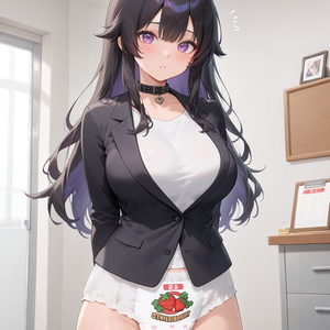 いちごのパンツタイプのおむつ