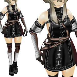 VRoid衣装「ファンタジー衣装」カスタムアイテム＆テクスチャ