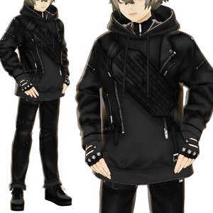 VRoid衣装 "革ジャン＆パーカーセット"カスタムアイテム＆テクスチャ