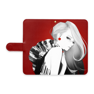 「Rosso」 手帳型Androidケース