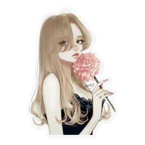 「dahlia2」クリアステッカー