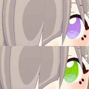 【みどりの森゜アバター対応】ぐるぐるアイ【6色】 缩略图 2