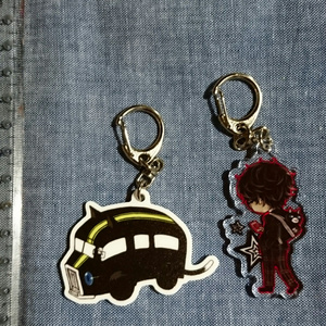 ペルソナ5 eeo アクリルキーホルダー　アクリルスタンド　缶バッジ　雨宮蓮 ペルソナ5 主人公 雨宮 蓮 缶バッジ - emoemon64's shop - BOOTH