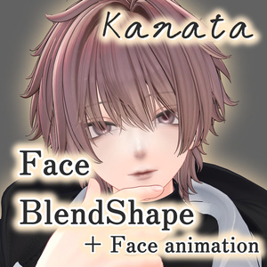 イケ男化 彼方 Face Blend Shape & Face Animation