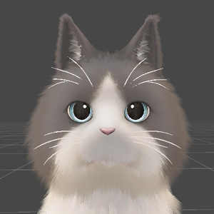 [For Nyanyamaru only] Mouth mask for when the fur is long