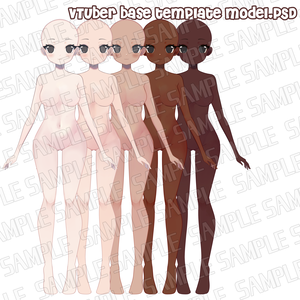 VTuber base template model