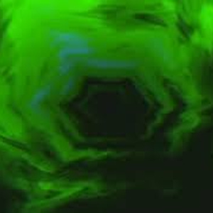 回転する緑の異空間