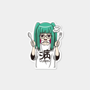 名状しがたいステッカー『YUMYUM』