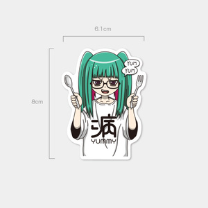 名状しがたいステッカー『YUMYUM』