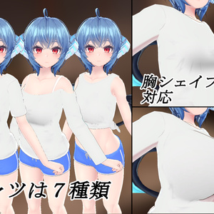【イメリス用】シャツ＆ドルフィンパンツ 缩略图 3