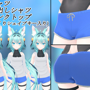【竜胆用】シャツ＆ドルフィンパンツ 缩略图 2