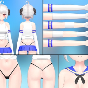 【舞夜用】ショートセーラー服【Maya用】 缩略图 3