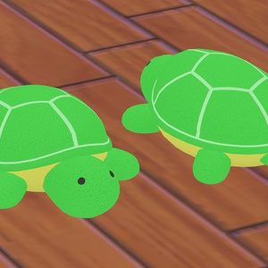 【無料】ぬいぐるみ/ネッシー、カメ【3Dモデル】 缩略图 2