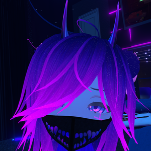 Dragon girl Yuzu (VRchat/NSFW) -FBT Ready- Normal+Quest Version - Nose boop counter/fidget balls/head particles