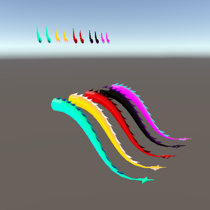 Astral Dragon Tail + Horns