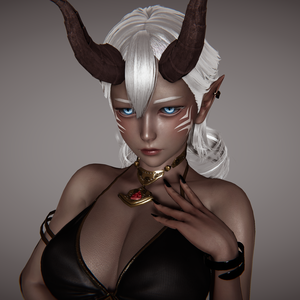 No. 1 “Demon” Honey Select 2 HS2 キャラクターカード Character Cards Graphics Preset 