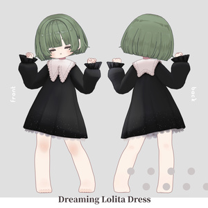 【キプフェル対応】Dreaming Lolita Dress【VRC想定】 缩略图 2