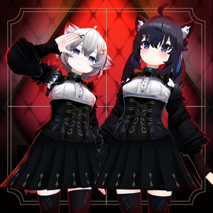 「セフィラ/アッシュ」専用【3D衣装モデル】ブラックマリア