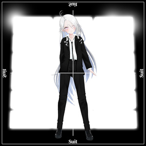 「ゾメちゃん」専用【3D衣装モデル】スーツ 缩略图 3