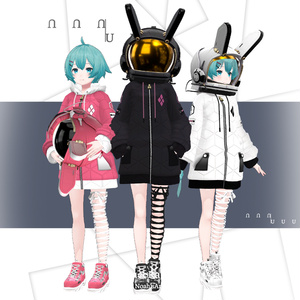「薄荷」専用【3D衣装モデル】SpaceRabbit 缩略图 2