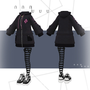 「龍のヨルちゃん」専用【3D衣装モデル】SpaceRabbit 缩略图 3