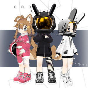 「まめひなた」専用【3D衣装モデル】SpaceRabbit 缩略图 2