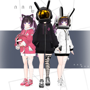 「あのん」専用【3D衣装モデル】SpaceRabbit 缩略图 2