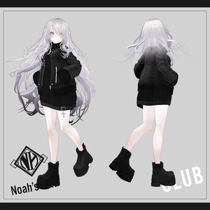 「ナナセ・ノワール」専用【3D衣装モデル】CLUB 缩略图 3