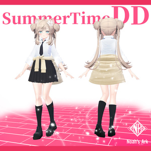「マヌカ」専用【3D衣装モデル】夏制服/サマータイムDD 缩略图 3